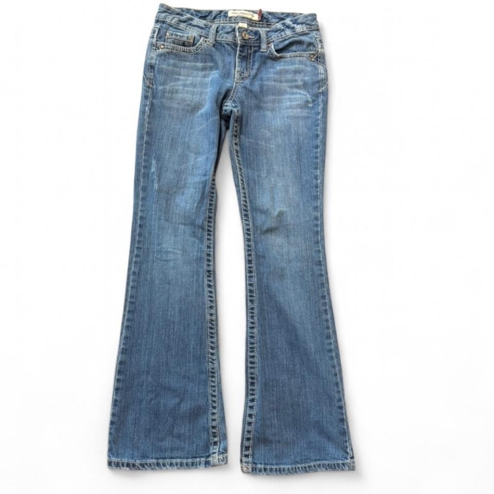 Vintage Y2K Aeropostale "Hailey" Skinny Flare Jeans, Women's Size 1/2 Short